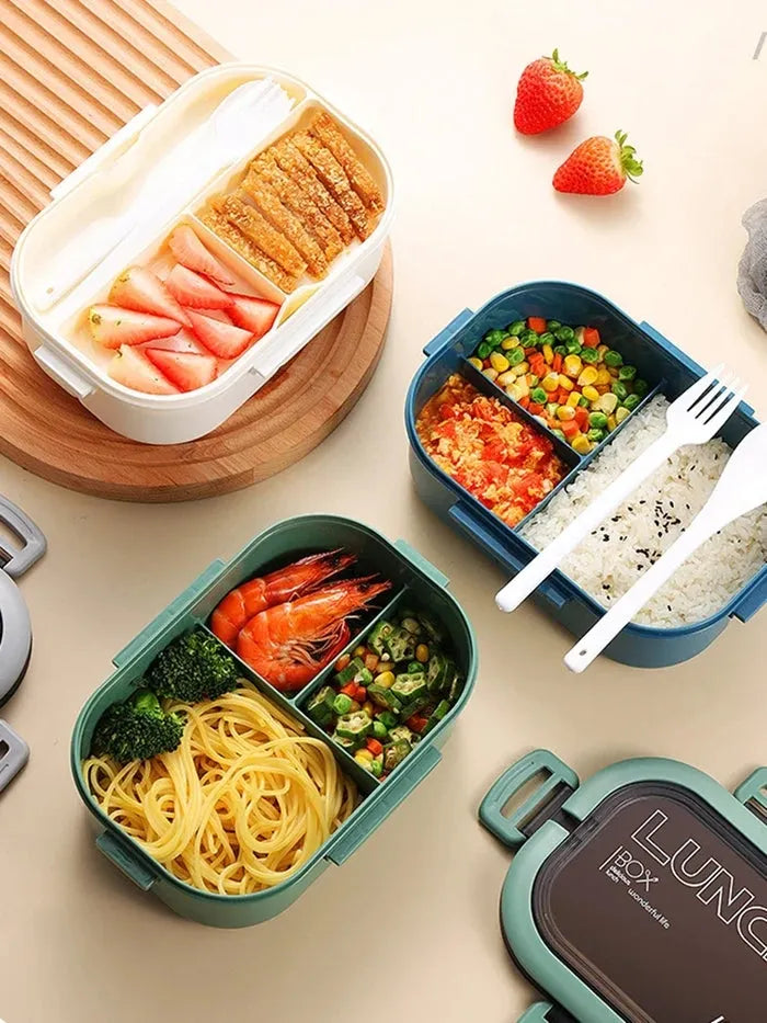 Marmita Térmica de Inox Lunch Box 
