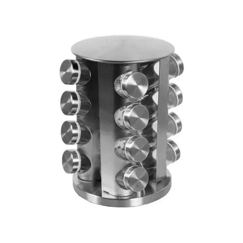 Porta Tempero Giratório de Inox