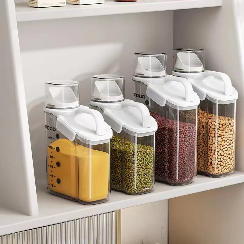 Potes Herméticos para Armazenamento de Alimentos