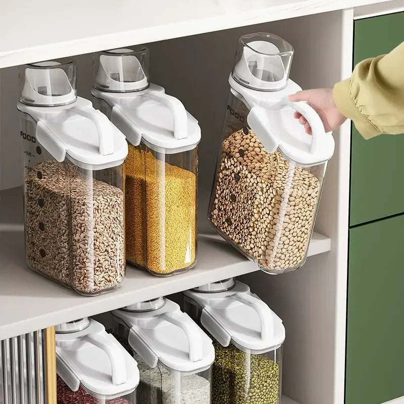 Potes Herméticos para Armazenamento de Alimentos