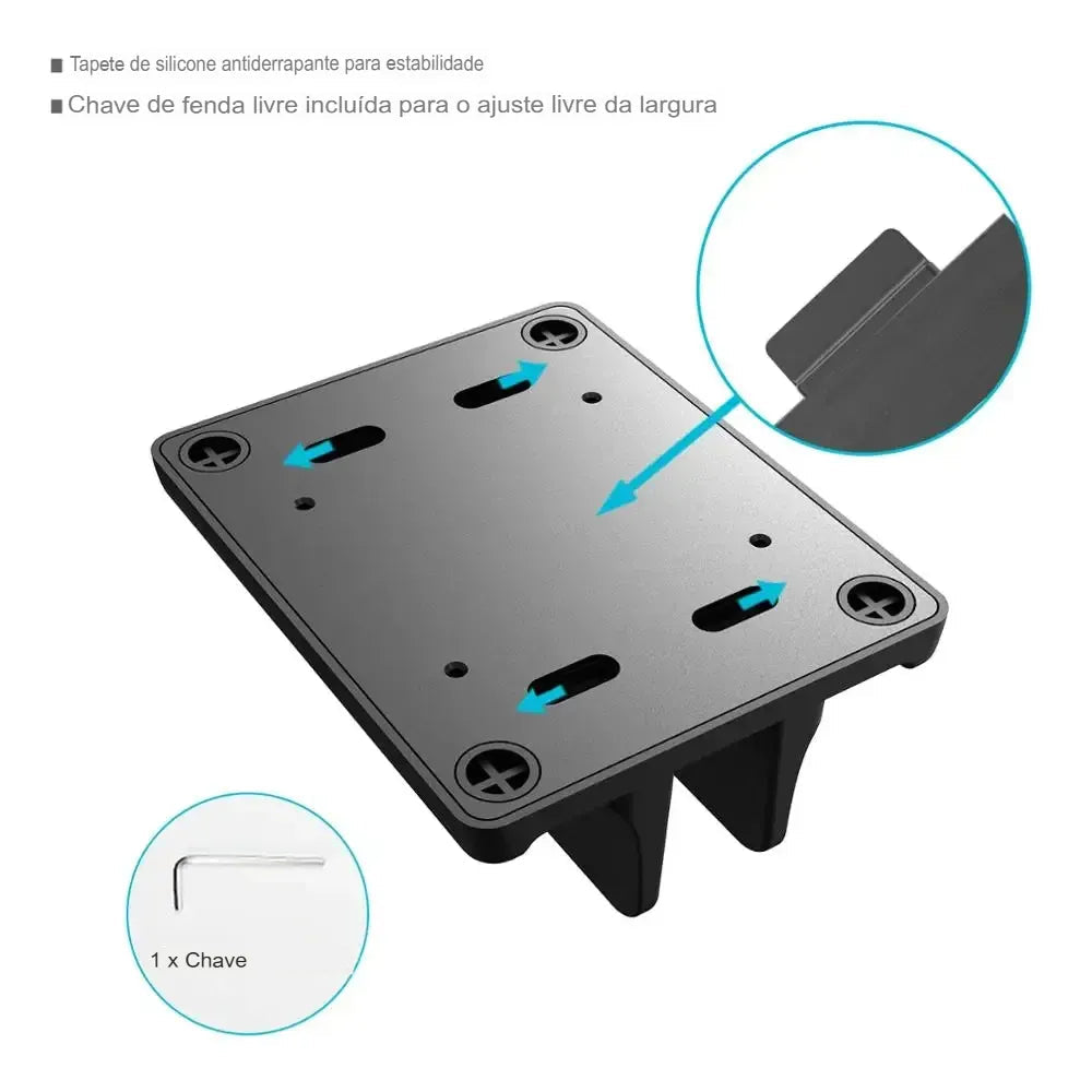Suporte Vertical Portátil 3 em 1 