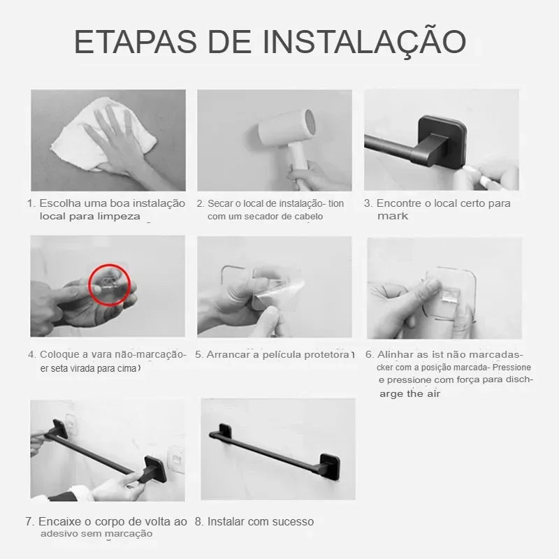 Toalheiro de Alumínio 