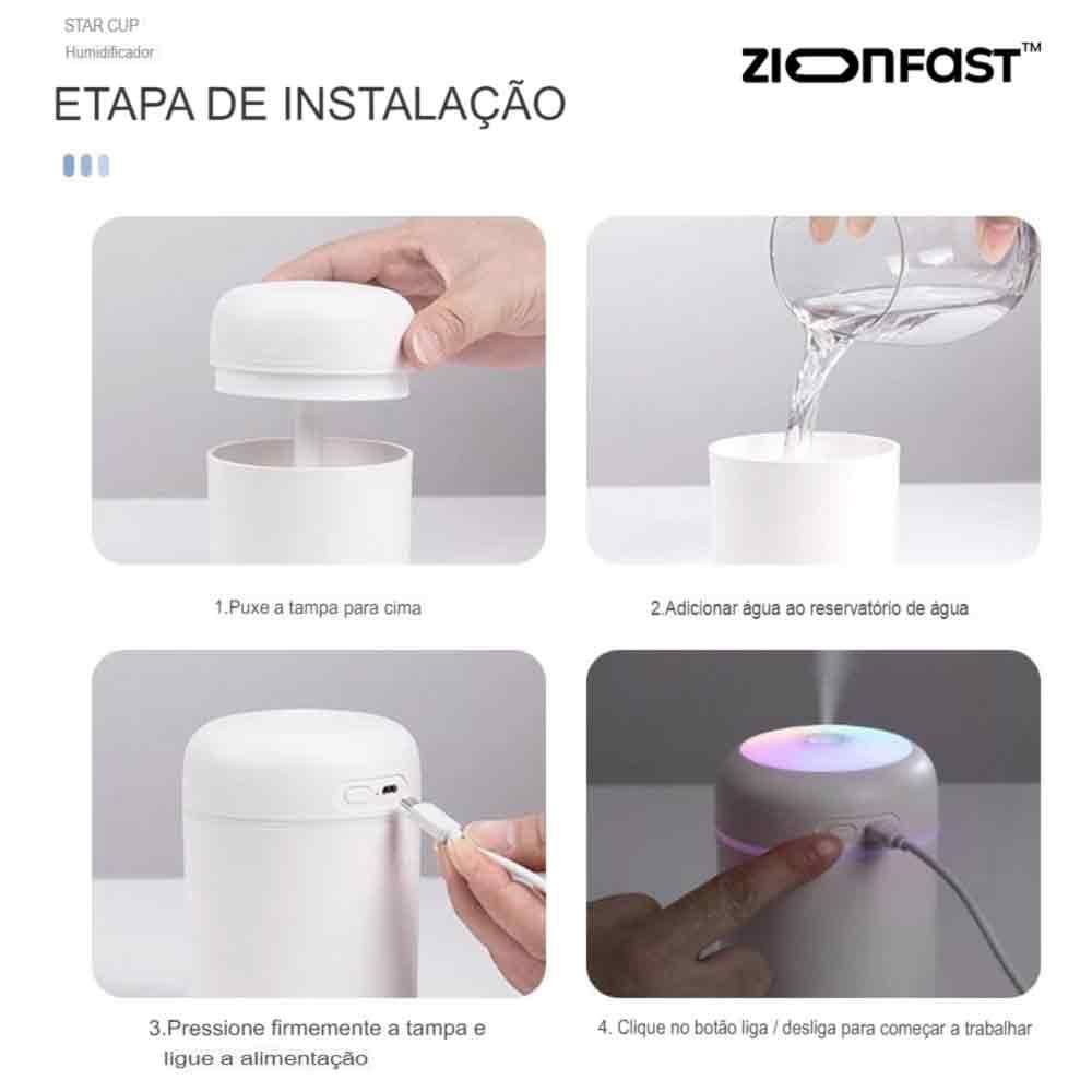 Umidificador Difusor de Ambiente  